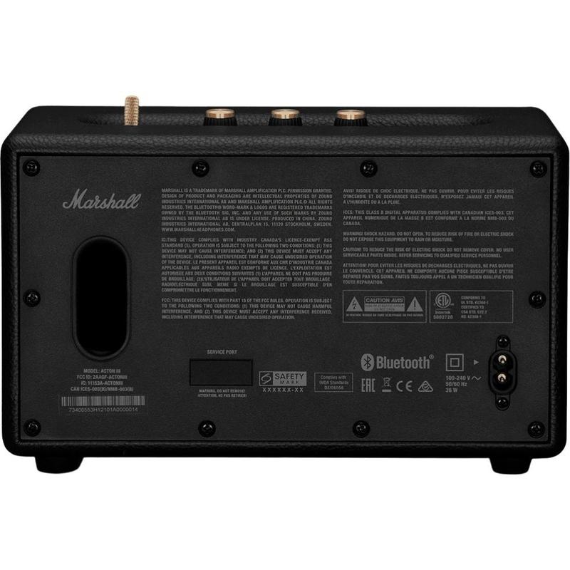 Speaker Portatil Marshall Acton III Bluetooth Bivolt - Preto
